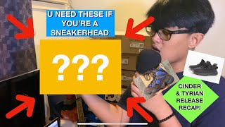 EVERY SNEAKERHEAD NEEDS THESE | RECAP ON YEEZY CINDER AND TYRIAN RELEASE + HI TOP SHOE BOX REVIEW