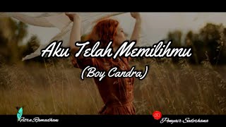Aku Telah Memilihmu - Boy Candra - Musikalisasi Puisi