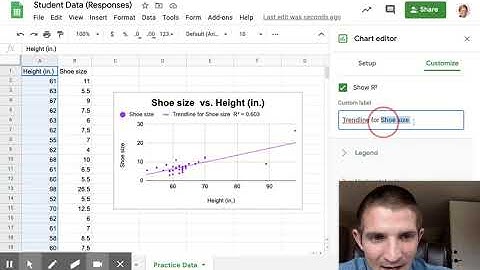 How to graph correlations in google sheets