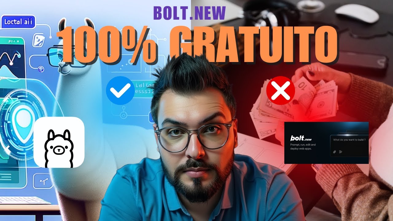Use bolt.new GRATUITAMENTE e gere sites e landing pages INFINITOS NO ...