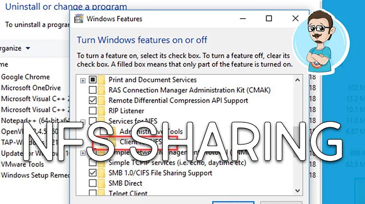 Configure NFS Share Windows Server 2016!