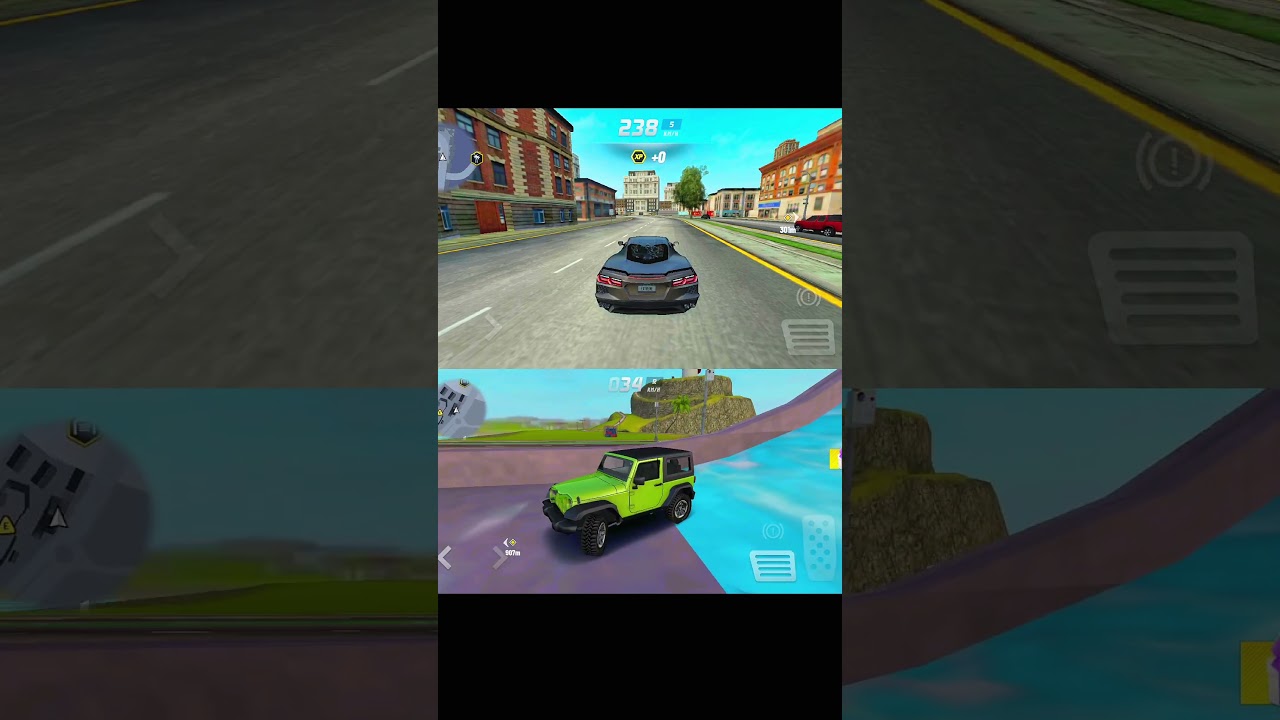 High Speed Extreme Jeep driving Simulator Gameplay 