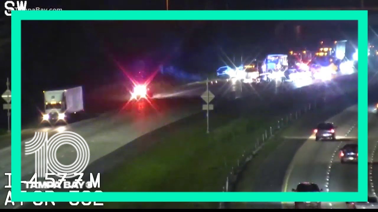 I-4 back open after deadly crash in Polk County - YouTube