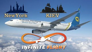 Infinite Flight Global: New York(KJFK)-Kiev(UKBB)