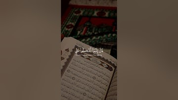 "بثي وحزني إلى الله 🤍 .. #قرآن #تلاوة_خاشعة #راحة_نفسية #تابعوني #اسلام_صبحي #لايك