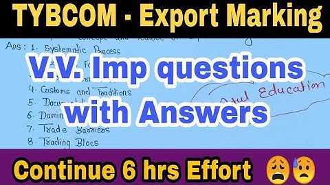 Export Imp questions with Answers🔥😩 || Atul Sir || Work in Progress pointer Notes