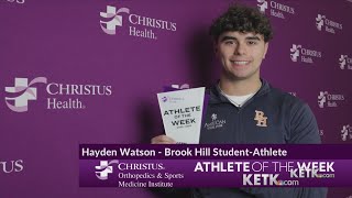 Hayden Watson: CHRISTUS Orthopedics and Sports Medicine Institute Athlete of the Week