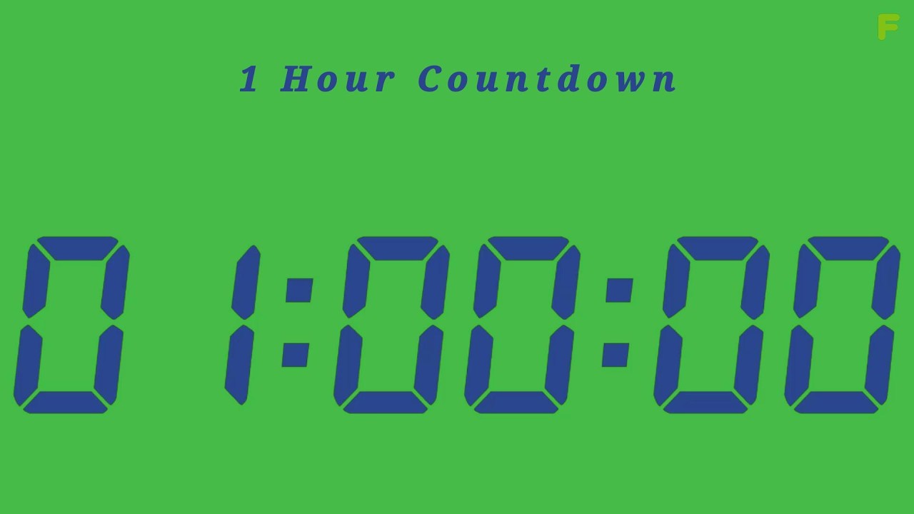 60 Minute Countdown Timer - YouTube