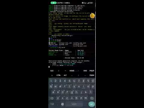 android termux create angular project|| #srinivasan000