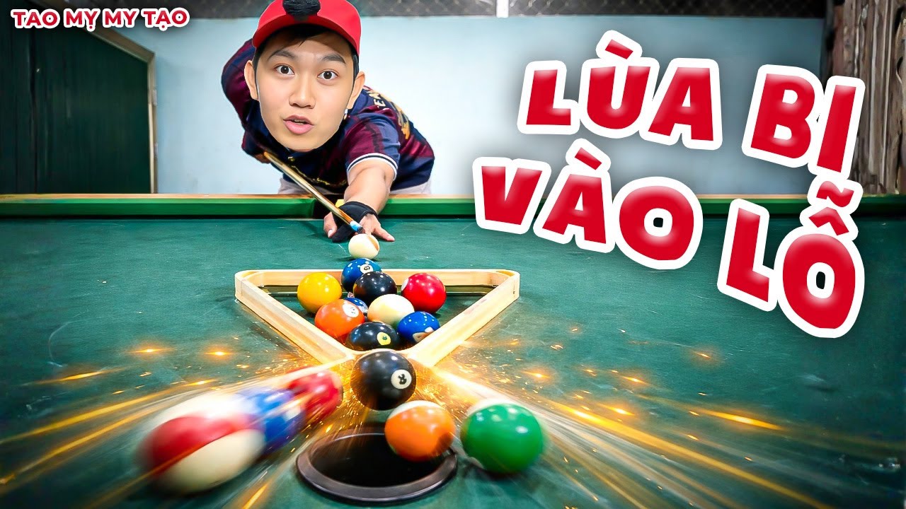 Thử Thách Lùa Hết Bida Vào Lỗ Nhận Thưởng Liền Tay | Tao Mỵ My Tạo
