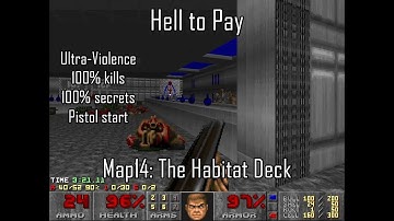 Doom II: Hell to Pay - Map14: The Habitat Deck (Ultra-Violence 100%)