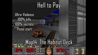 Doom II: Hell to Pay - Map14: The Habitat Deck (Ultra-Violence 100%)