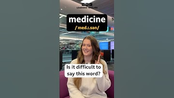 Pronunciation hack – ‘medicine’ #shorts #english