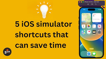 5 iOS simulator shortcuts that can save time | Useful iOS simulator shortcuts
