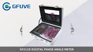 GF211D Double Clamp Digital Phase Angle Meter
