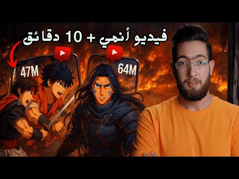 انشاء فيديوهات الذكاء الاصطناعي عملت فيلم أنمي كامل بمطالبة وحدة