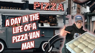 A day running my pizza truck at St Albans market