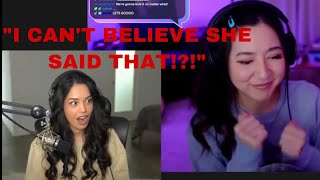 Valkyrae Is SHOCKED Reacting to Fuslie&#39;s New Song &quot;If You&#39;re Broke I&#39;m Busy&quot; by April Fooze