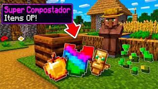 MINECRAFT pero el COMPOSTADOR es OP!!!