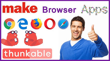 How to make browser app in thunkable Part = 1 [ Hindi | Urdu ]