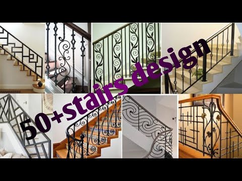 50+ stair railing decoration ideas for diwali steel staircase design 3d ...