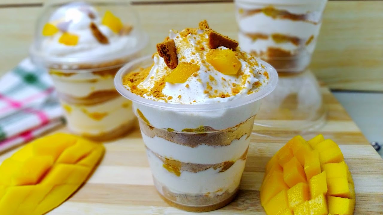 MANGO FLOAT IN CUPS | Yummy Mango Dessert - YouTube