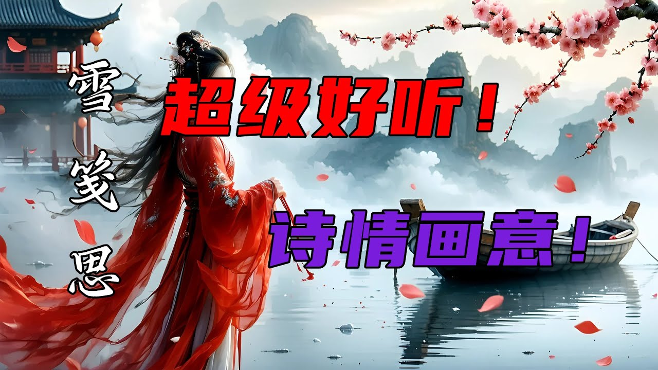 一首超级好听的旋律悠扬的古风歌曲《雪笺思》『琼花簌簌 簌簌落满长街 覆了旧辙 湮没往事千叠』2025流行歌 2025排行榜 【动态超清画,动态 ...