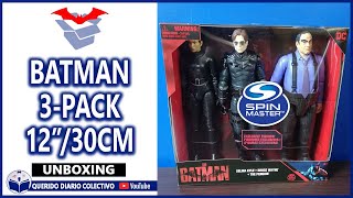 🔷 THE BATMAN 3-PACK SPIN MASTER 2022 | SELINA KYLE, PINGÜINO BRUCE WAYNE FIGURAS 12 PULGADAS 30 CM