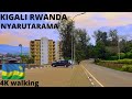 4K WALKING KIGALI RWANDA (NYARUTARAMA)
