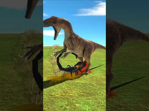 Scorpion Versus Big Dinosaur - Animal Revolt Battle Simulator #shorts