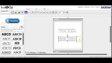 How to make thicker letters in Canvas Brother ScanNCut Jen Blausey