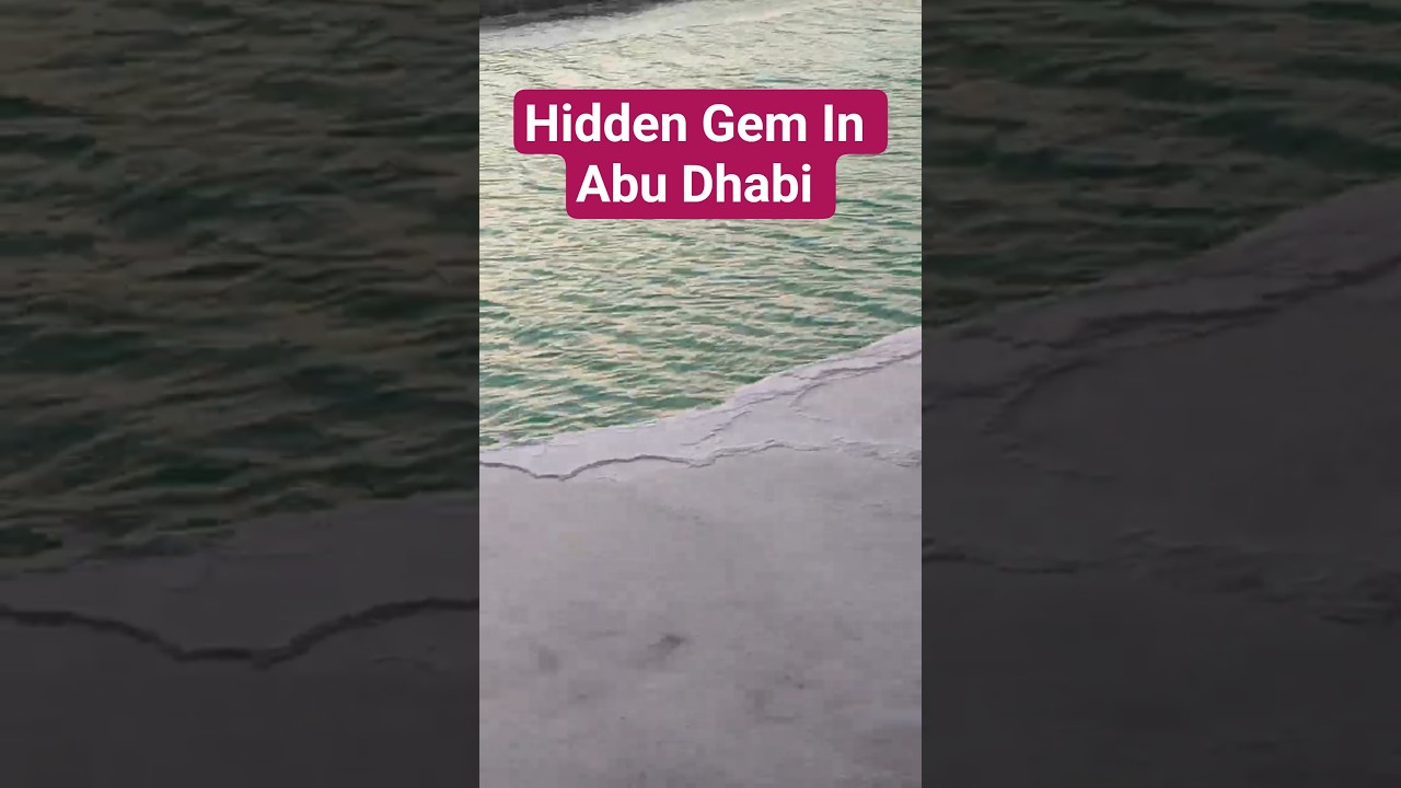 Ye Kaisa Pani hai?? Salt Lake in Abu Dhabi 