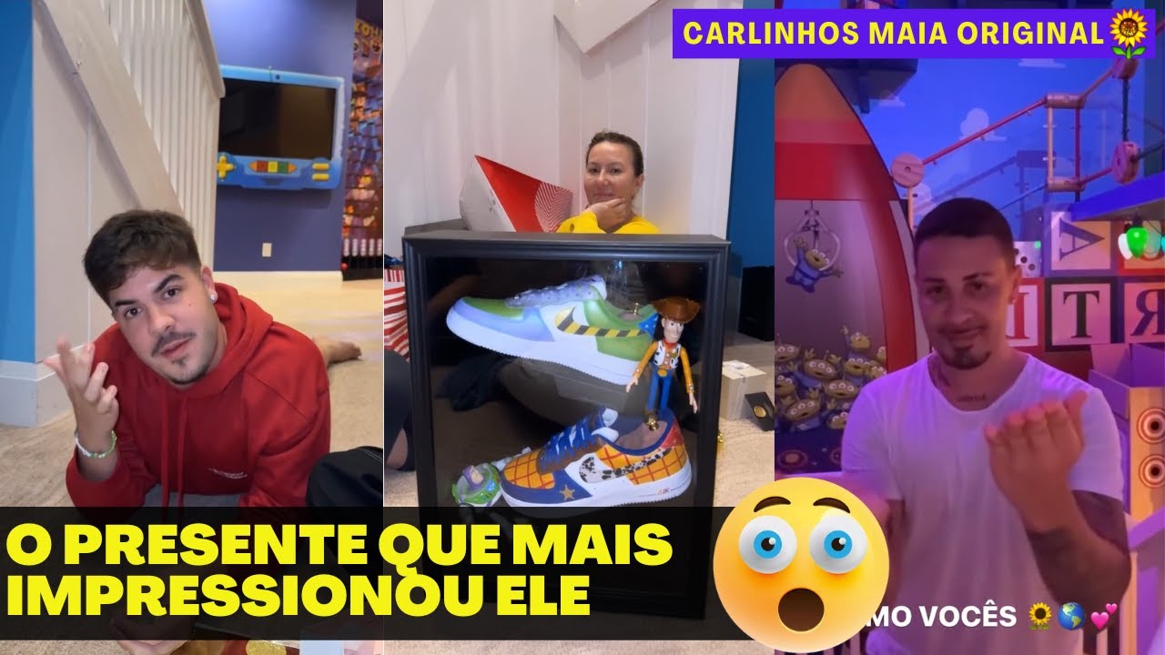 ELE FOI O MELHOR DA VIAGEM | LUCAS GUIMARÃES NÃO GOSTOU DO PRESENTE, DESPEDIDA 😲😲 | CARLINHOS MAIA 🌻