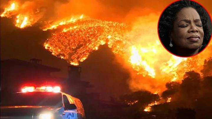 Oprah, Rob Lowe and Katy Perry's family among thousands evacuated as fire bigger than NYC surrounds