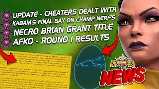 Kabam's Final Say on The Rebalance System | Update on AW Bans | AFKO & Tower is not a New Mode [MCN]