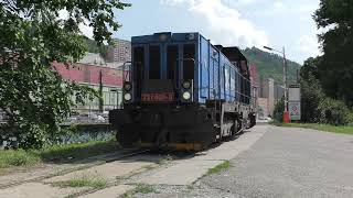Železniční přejezd Adamov #3 (vlečka) (CZ) - 18.8.2023 / Railroad crossing
