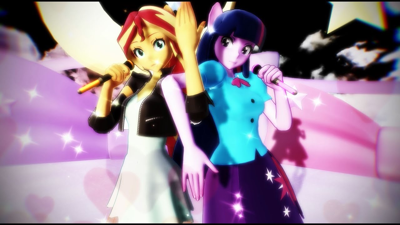 [MMD - MLP] Twinkle x Twinkle - Sunset x Twilight