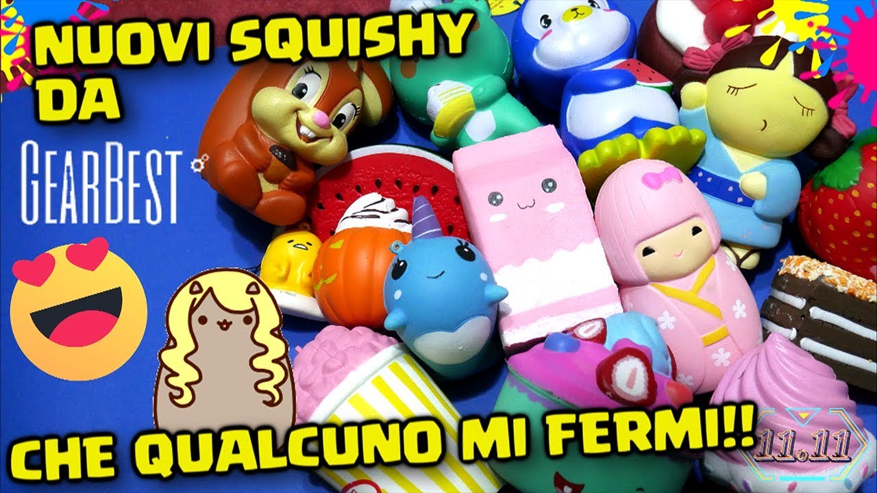 PACCO SQUISHY ENORME!! HO ESAGERATO VERO?! SQUISHY HAUL da Gearbest!! By FrancyDreams