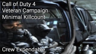 COD4 SP Veteran Minimal Killcount - Crew Expendable