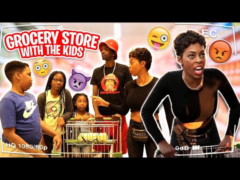 Grocery Store With The Kids HD 1080p