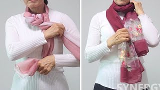 5 stylish ways to wear a long scarf. ❤ scarf tutorial