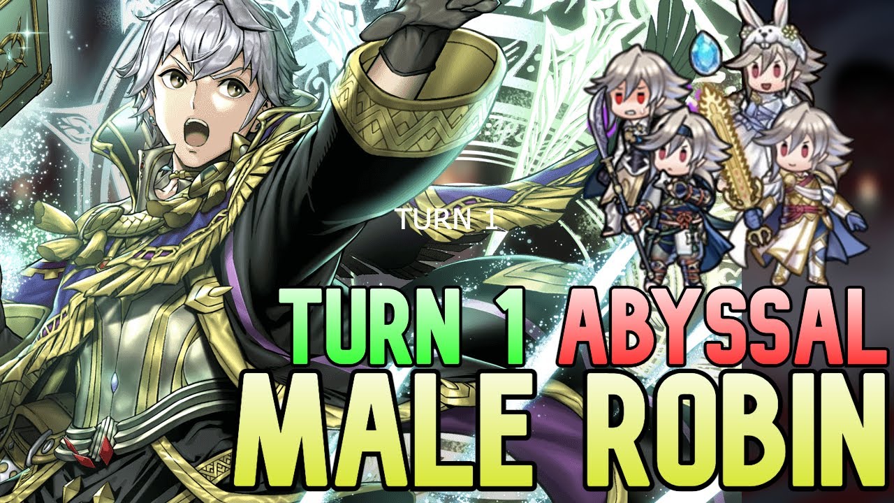 Male Corrin Emblem vs. Male Robin TURN 1 Abyssal Clear - Fire Emblem Heroes
