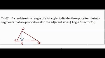 8.5 Three Theorems Involving Proportions