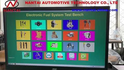 Taian Nantai Common Rail Test Bench Cr3000A-708 Crs708 Eui Eup Heui Testing 6 InjectorsTest Coding