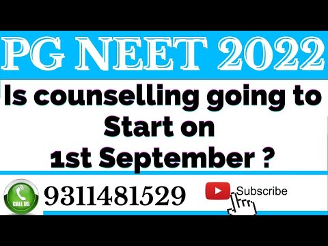 Neet PG 2022: Is NEET PG Counseling going to start in September 2022