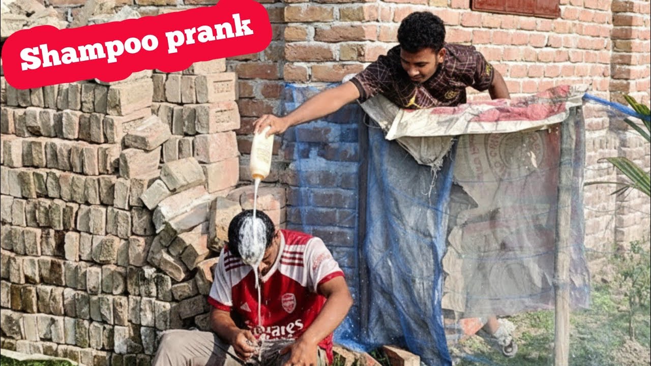Shampoo prank Crazy Reaction with my Friend
