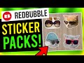 5 Redbbuble Sticker Packs Ideas | Redbubble Tips to Increase your Redbubble sales