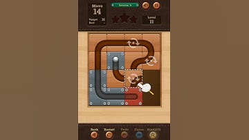 Roll the Ball slide puzzle Rotation B Pack Level 11 Solution