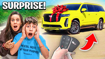 Surprising my Family With DREAM CAR! *SPEECHLESS*