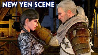 Witcher 3: New Romance Scene - Yennefer Kisses Geralt in front of Everyone. [NEXT-GEN]